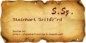 Steinhart Szilárd névjegykártya